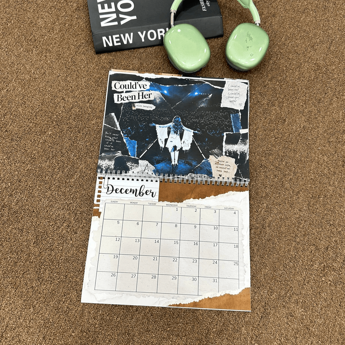 Ella 2027 Calendar, Ella Fella Country Music Fan Gift, 2027 Music Lover Decor #241