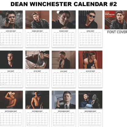 Dean Winchester Supernatural 2027 Calendar, Funny 90s Movie Wall Planner Gifts for Spn Fans #241