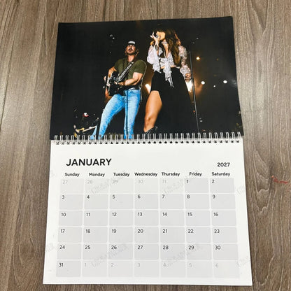 Riley Green & Ella Langley 2027 Calendar, Country Music Wall Calendar, Country Fans Gift & Home Decor #346