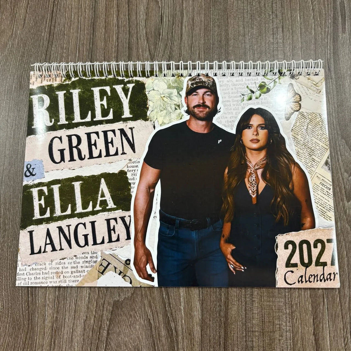 Riley Green & Ella Langley 2027 Calendar, Country Music Wall Calendar, Country Fans Gift & Home Decor #346