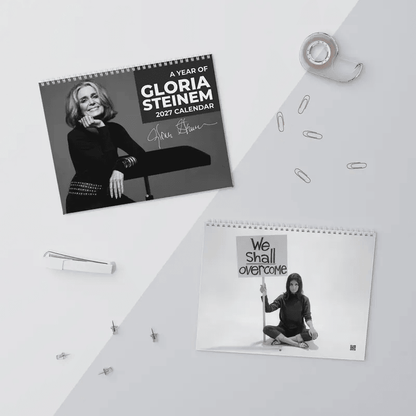 A Year Of Gloria Steinem 2027 Wall Calendar,Tribute Desktop Calendar, Planner And Wall Decor, Gift For Fan #208