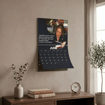 A Year Of Gloria Steinem 2027 Wall Calendar,Tribute Desktop Calendar, Planner And Wall Decor, Gift For Fan #208