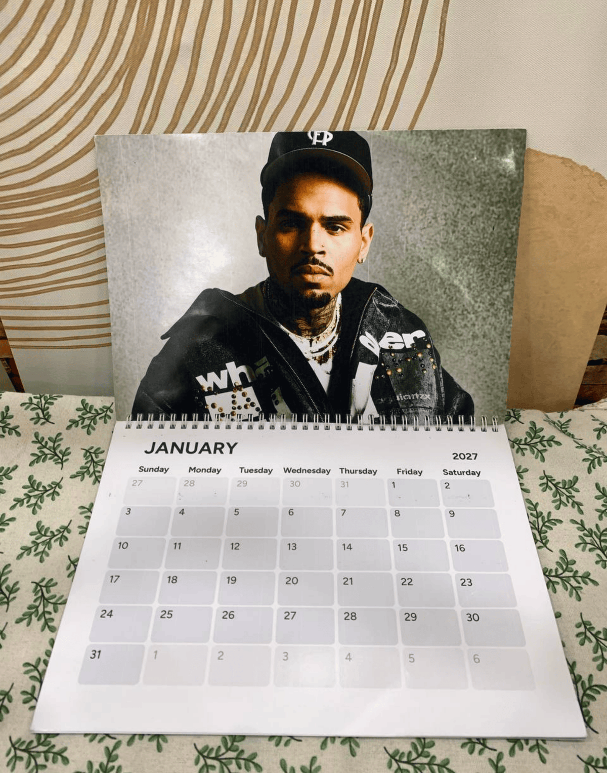 Chris Brown Calendar, RAndB Tour Calendar, #232