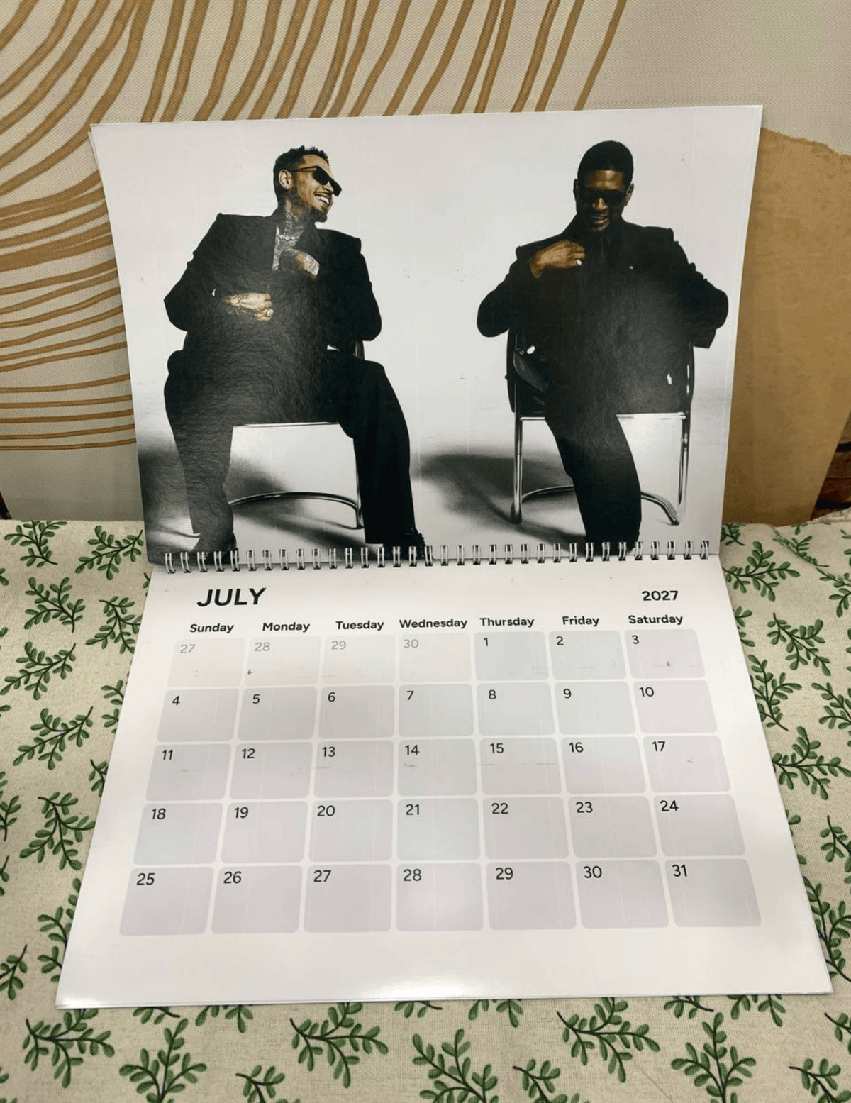 Chris Brown Calendar, RAndB Tour Calendar, #232