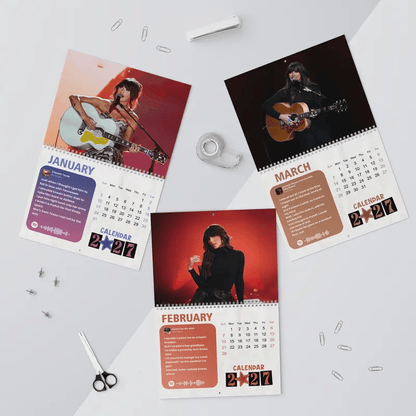 E.l.l.a 2027 Calendar, Ella Fella Country Music Fan Gift, 2027 Music Lover Decor #241