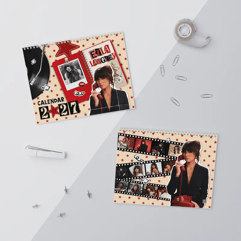 E.l.l.a 2027 Calendar, Ella Fella Country Music Fan Gift, 2027 Music Lover Decor #241