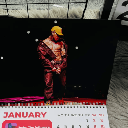 Chris Brown Calendar, Tour Calendar, Legends Pop Music 2027 Wall Calendar #241