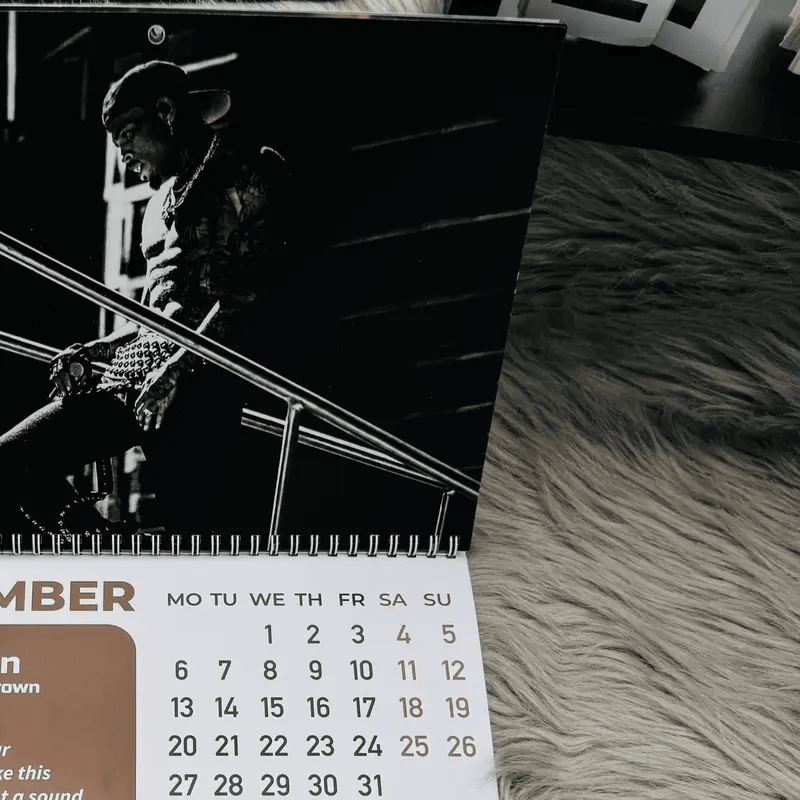 Chris Brown Calendar, Tour Calendar, Legends Pop Music 2027 Wall Calendar #241