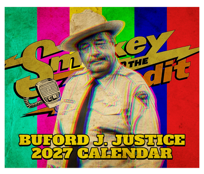 Smokey and the Bandit 2027 Calendar – Buford J. Justice Retro Wall Calendar, Jackie Gleason Movie Memorabilia, Gift for Classic Film Fans, #208