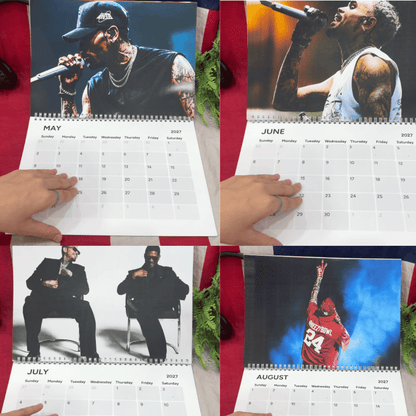 Chris Brown 2027 Calendar, R&B Tour Calendar, Legends Pop Music 2027 Wall Calendar #354