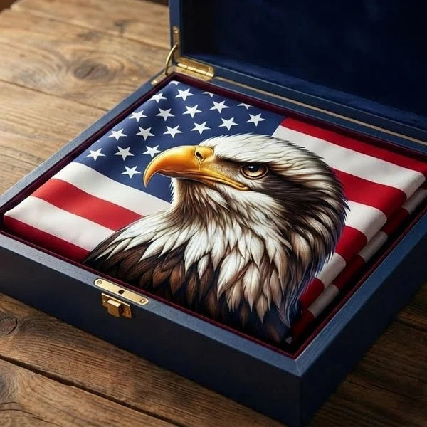 Flagwix American Flag, America 250th Anniversary Patriotic Eagle American Grommet Flag 3-Day Shipping