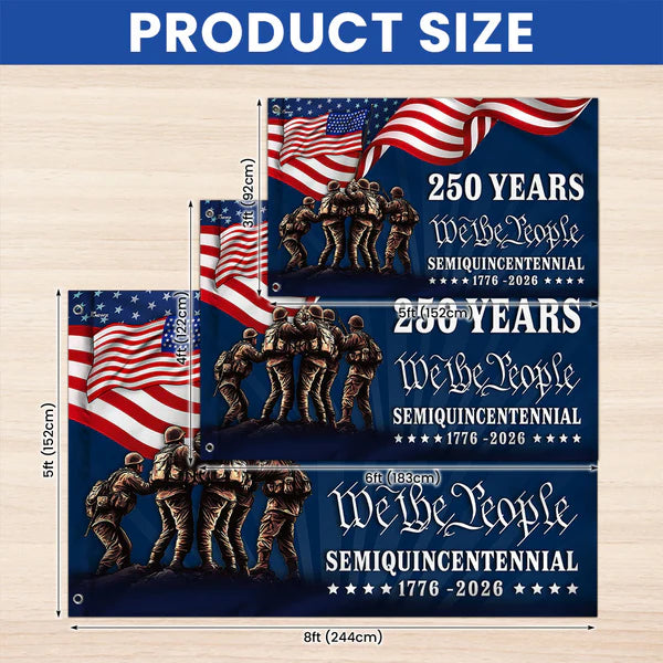 Flagwix American Flag, America 250th Anniversary Patriotic Eagle American Grommet Flag 3-Day Shipping (Copy)