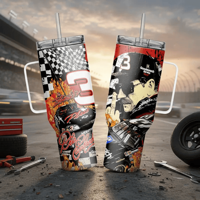 Dale Earnhardt 03 Tumbler Cup 20oz 40oz qa