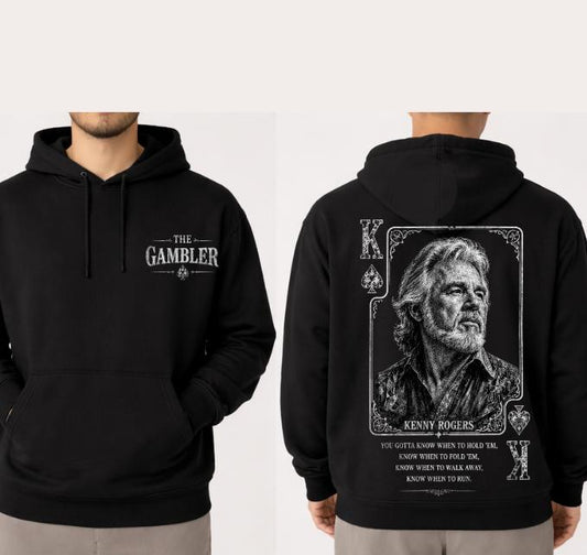 The Gambler Vintage Kenny Rogers Tee, Country Pop Music Sweashirt #180