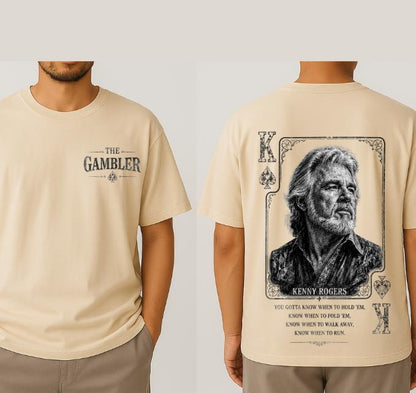 The Gambler Vintage Kenny Rogers Tee, Country Pop Music Sweashirt #180